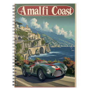 Carnet Voiture de course vintage sur la côte amalfitaine
