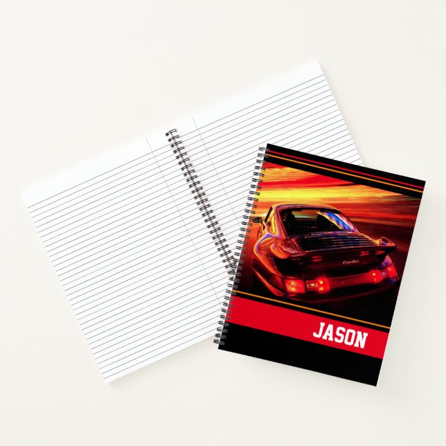 Carnet Voiture de sport (Intérieur)