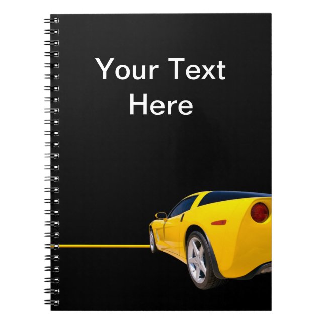 Carnet Voiture de sport (Devant)