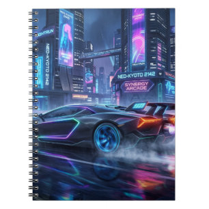 Carnet Voiture de sport stylisée