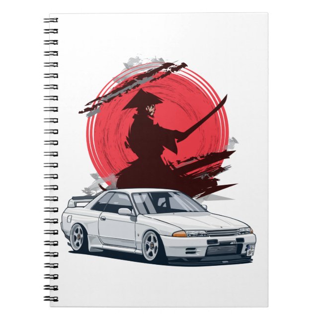 Carnet Voiture japonaise Samurai R32 (Devant)
