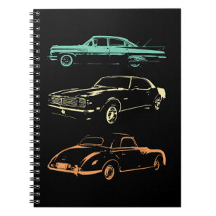 Carnet Voitures Vintage - 80s & 90s Graphic Retro