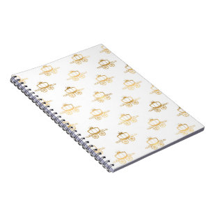 Carnet Voiturettes Dorées Cendrillon Princesse Royale Mag