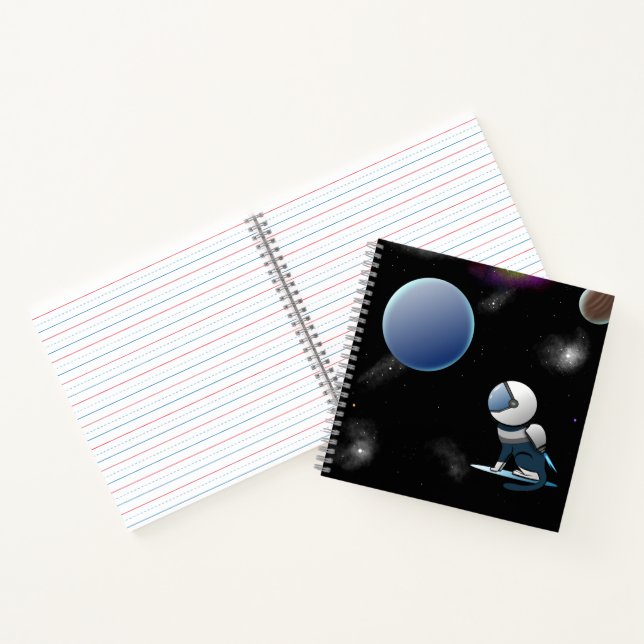 Carnet Vol d'astronaute de chats spatiaux (Intérieur)