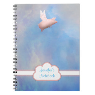 Carnet volant personnalisé de porc