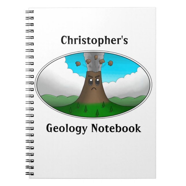 Carnet Volcan en colère (Devant)
