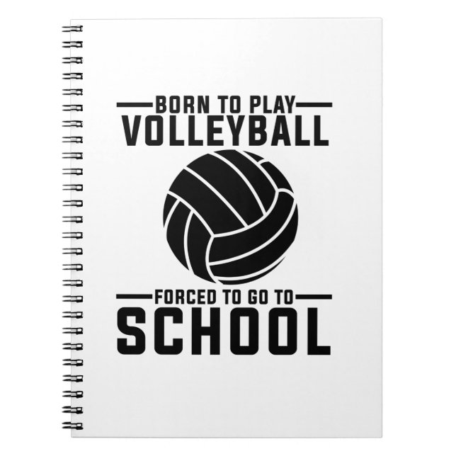 Carnet Volleyball Gift Ideas | Volleyball Player Team (Devant)