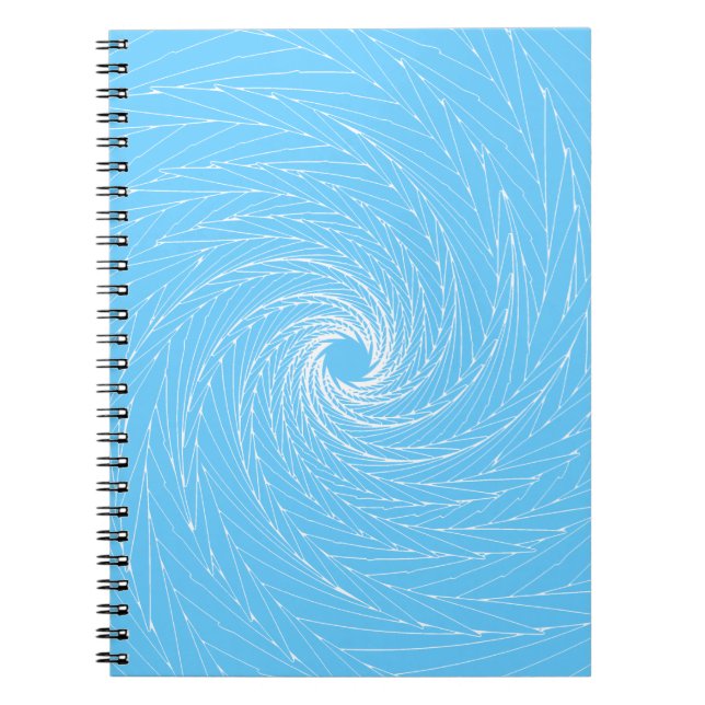 Carnet Vortex bleu (Devant)