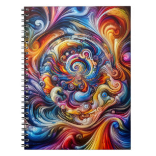 Carnet Vortex couleur dynamique