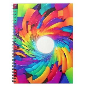 Carnet Vortex kaléidoscopique : Un voyage coloré