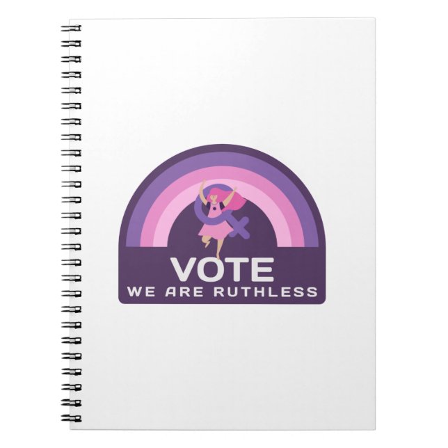 Carnet Vote Nous sommes impitoyables (Devant)