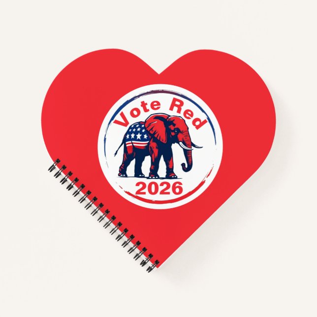 Carnet Vote Red 2026 (Devant)