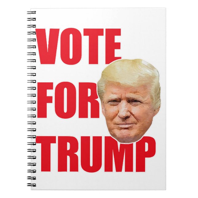 Carnet Votez pour Trump  (Devant)