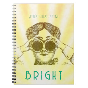Carnet Votre Avenir Semble Bright Vintage Jumelles Femme