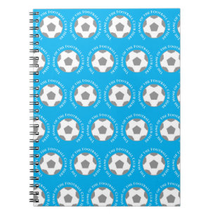 Carnet Votre équipe de football dans Sky Blue