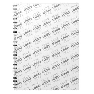 Carnet Votre image/logo éclairé automatiquement + Motif