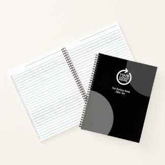 Carnet Votre logo et votre texte d'entreprise