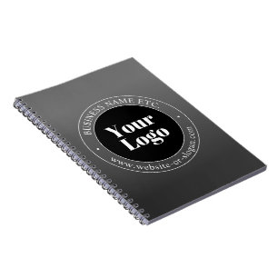 Carnet Votre logo ou conception d'entreprise et texte mod