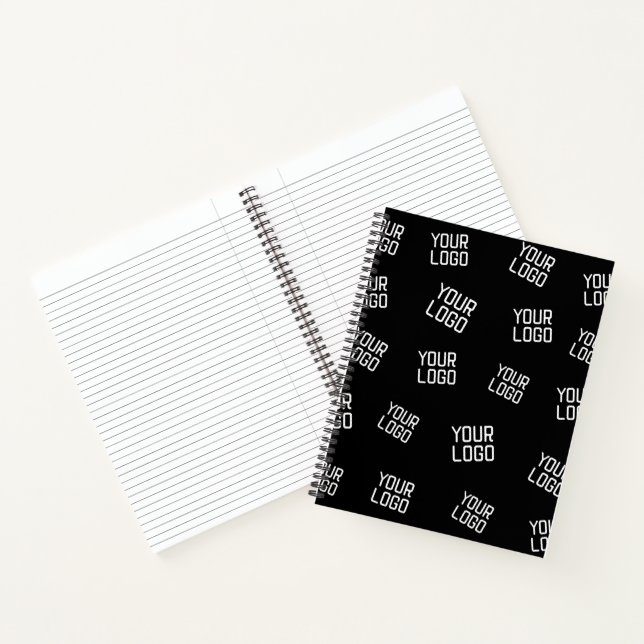 Carnet Votre logo ou image | Modèle aléatoire (Intérieur)