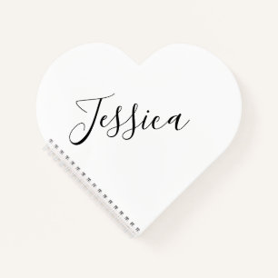 Carnet Votre nom   Script élégant