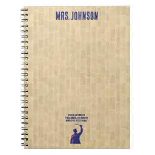 Carnet Votre professeur de sciences guidant les brillants