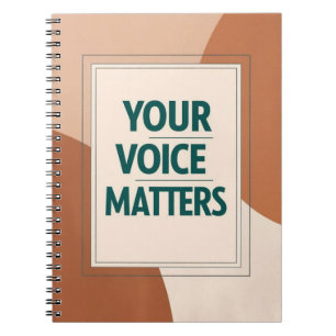 Carnet Votre voix compte option 3