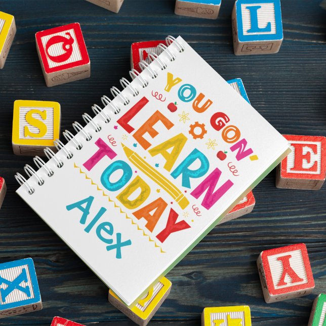 Carnet Vous Allez Apprendre Aujourd'Hui Retour À L'École  (Créateur téléchargé)