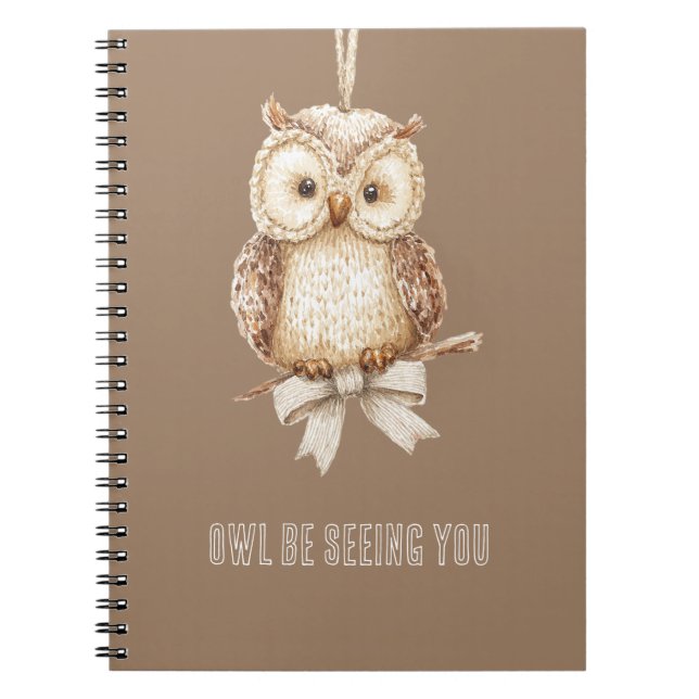 Carnet Vous allez voir Hibou Arc (Devant)