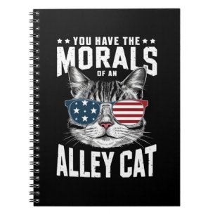 Carnet Vous avez la morale d'un chat de ruelle Blague drô