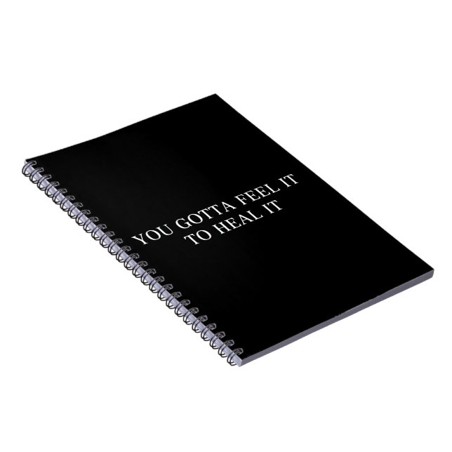 Carnet Vous devez le ressentir pour le guérir Psycho Sant (Côté Droit)