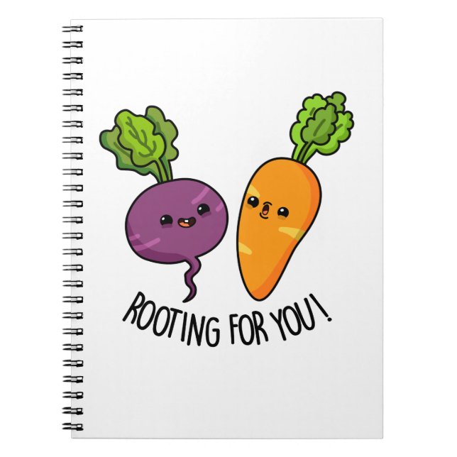 Carnet Vous Encourage Drôle de Jeu de Mots sur les Légume (Devant)