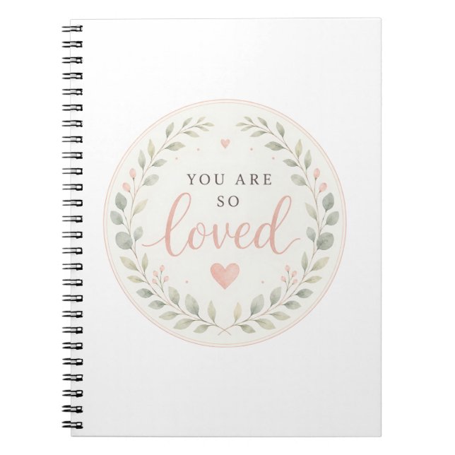 Carnet Vous êtes aimé, cadeau nouveau-né (Devant)