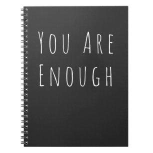 Carnet Vous êtes Assez Citation Inspirationnelle Noir Bla