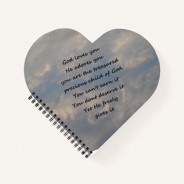 Carnet Vous êtes l'enfant chéri de Dieu (Devant)