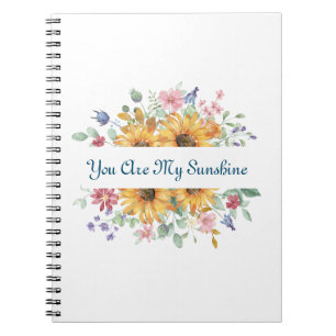 Carnet Vous êtes ma citation Sunshine et Sunflower