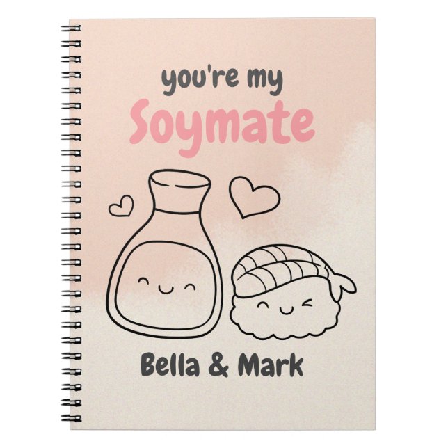 Carnet Vous êtes Mon Soymate, Soy (Devant)