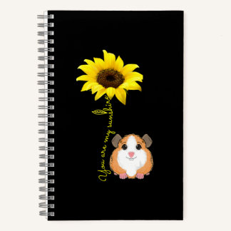 Carnet Vous Êtes Mon Sunshine Tournesol Guinée Pig Maman