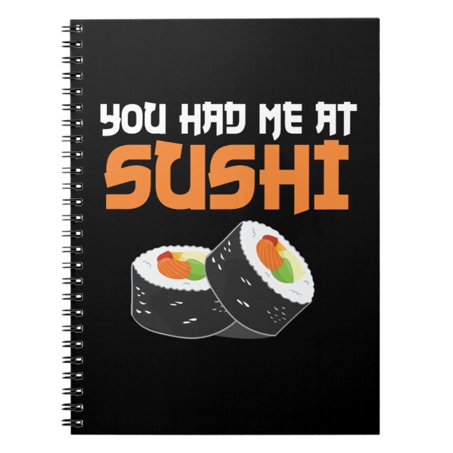 Carnet Vous M'Avez Eu Au Sushi - Amateurs De Sushi (Devant)