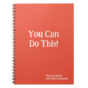 Carnet Vous Pouvez Le Faire ! Notes de mon Orange blanc