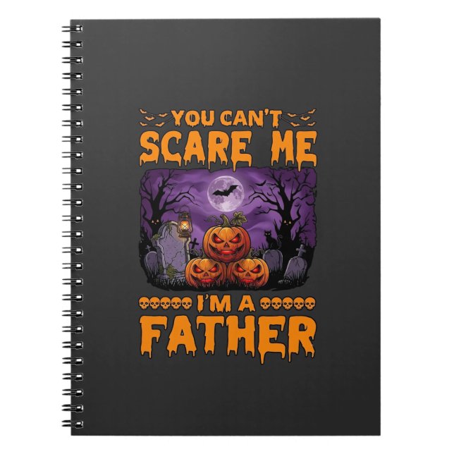 Carnet Vous pouvez m'effrayer Père Citrouilles d'Hallowee (Devant)