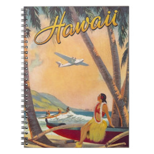 Carnet Voyage à Hawaï vintage