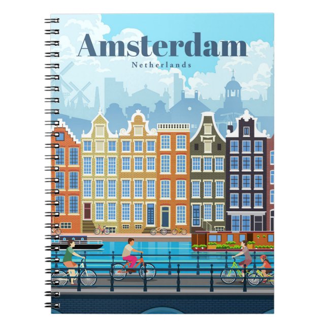 Carnet Voyage Art Voyage À Amsterdam (Devant)
