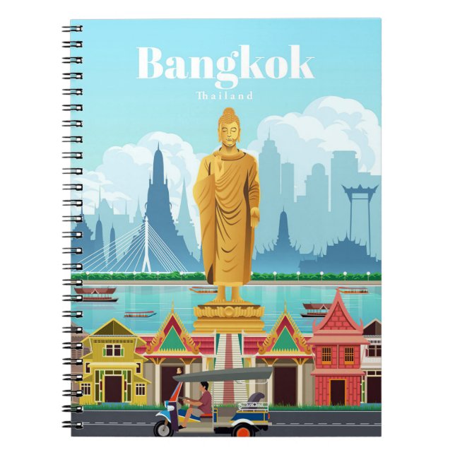 Carnet Voyage Art Voyage À Bangkok (Devant)
