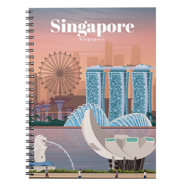 Carnet Voyage Art Voyage à Singapour (Devant)