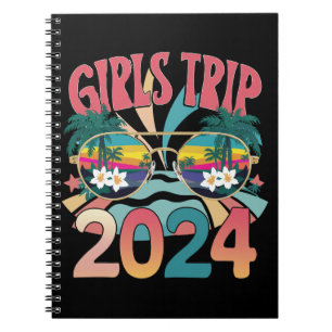 Carnet Voyage des filles Groovy 2024 Week-end Été Plage