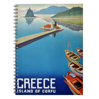 Carnet Voyage en Grèce vintage - Île de Corfou