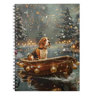 Carnet Voyage festif de Noël beagle