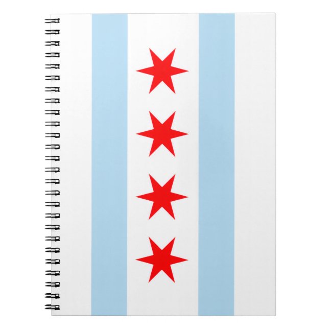 Carnet Voyage Rétro 4 Étoiles Chicago Illinois (Devant)