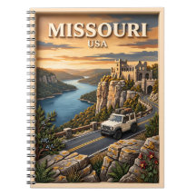 Voyage sur la route Missouri Lac Ozarks Château SU