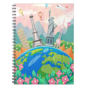 Carnet Voyager dans le monde entier